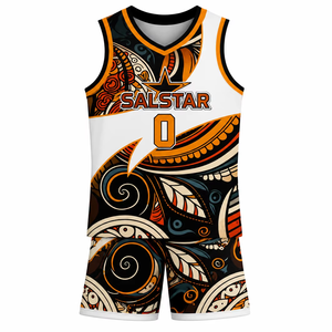 Maillot de basket-ball personnalisé pour homme, séchage rapide, 100 % polyester, impression par sublimation, col en V, sans manches, grandes tailles - Product Image 1