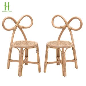 Silla de Ratán Natural Hecha a Mano para Bebés y Niños, para Dormitorio, Sala de Estar, Cocina, Diseño Moderno Ecológico, Base Giratoria, Decoración del Hogar 2026 - Product Image 1