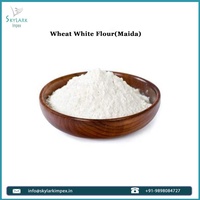 Farine de blé blanc hautement teneur en gluten de qualité supérieure Skylark, farine de Maida raffinée moulue à sec pour usage en boulangerie, emballage en vrac de 5 kg