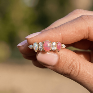 Anillo de lujo chapado en oro al por mayor con múltiples piedras, diseño de racimo de plata de ley CZ, moda brillante en tendencia 2026 - Product Image 3