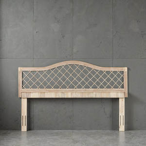 Rattan <b>Headboard</b> for Beds Elegant Natural Fiber Bedding Accessory - Product Image 1