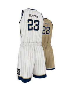 Ensemble de maillots de basket personnalisés sans manches, uniforme de sport 100 % polyester, taille élastique, nom et numéro imprimés, tenue d'équipe pour l'entraînement - Product Image 6