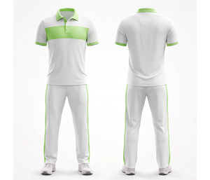 Lightweight <b>Cricket</b> Uniform for Clubs, Schools & Leagues | Men Women Youth <b>Cricket</b> Wears Polo Shirt and Trouser Full Team - Product Image 1