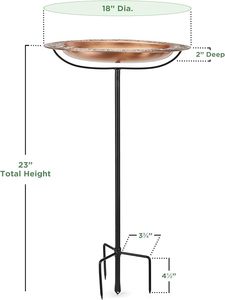 New Arrival Decorative Patio Iron <b>Bird</b> <b>Bath</b> For Backyard Lawn Garden And Outdoor <b>Bird</b> Feeding Applications Beautifully Purpose - Product Image 2