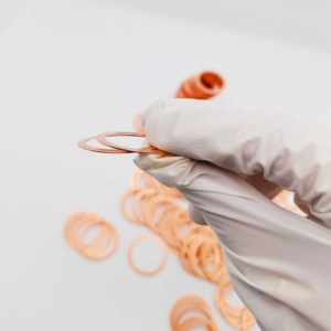 Fabricant de joints d'usine CFNAK Jeu de rondelles en cuivre de haute qualité, rondelles en cuivre avec kit d'assortiment d'anneaux plats, - Product Image 3
