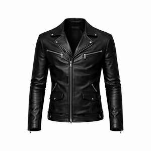 Costume en cuir de vachette véritable de qualité supérieure pour hommes – Équipement de protection haute performance avec cuir respirant et durable - Product Image 1