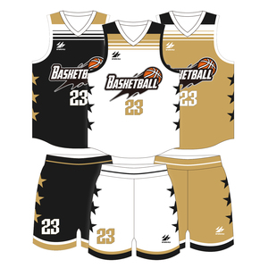 ชุดยูนิฟอร์มบาสเก็ตบอลแบบกำหนดเองได้สำหรับทุกเพศ สีเหลืองทอง ดีไซน์ระดับมืออาชีพ ทนทาน เสื้อแขนกุด กางเกงขาสั้น ไซส์ใหญ่ ระบายอากาศได้ดี ปี 2026 - Product Image 2