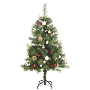 Sapin de Noël Artificiel Articulé avec 150 LED et Ensemble de Boules 59,1 Pouces - Product Image 4
