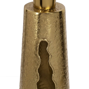 Support de bougie en aluminium plaqué or, thème branche, pour décoration de salle à manger, mariage et centres de table d'hôtels - Product Image 3