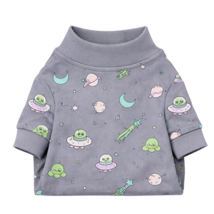 Dog Pajamas Onesie Alien Print Soft Stretch Pet Sleepwear Cozy Breathable All Season Nightwear For Small Medium Dogs Indoor Use - Product Image 6