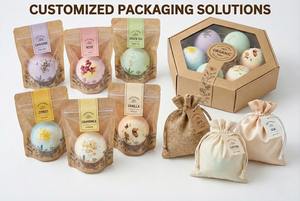 Bombes de bain aromathérapeutiques biologiques |   Approvisionnement en gros OEM/ODM personnalisé pour les cadeaux de spa et les bains relaxants - Product Image 6