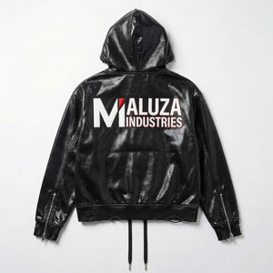 Sweat à capuche en coton 100% imprimé par sublimation durable, design personnalisé pour hommes et femmes, pull-over écologique en polaire pour l'hiver - Product Image 3