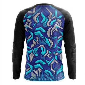 Maillot d'entraînement de gardien de but à séchage rapide et respirant pour hommes, quantité en gros, manches longues - Product Image 2