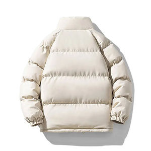 Chaqueta de Plumón Cortavientos Transpirable de Invierno para Hombre, con Logotipo Personalizado OEM, Cuello Alto, Cálida, Tallas Grandes, con Cierre - Product Image 5