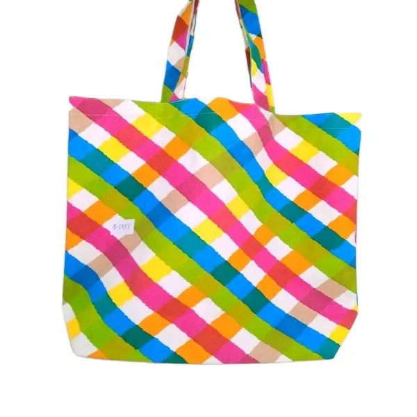 Bolsa de algodón reutilizable para compras, bolsa de mano de alta calidad con logotipo personalizado, ecológico, en blanco