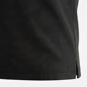 Men's <b>Red</b> Black Color Blocked Short Sleeve <b>Polo</b> <b>Shirt</b> Knitted Casual Regular Fit Solid Design - Product Image 5