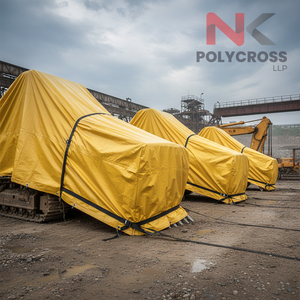 Bâche robuste sur mesure, résistante et imperméable, en polyéthylène, pour la construction, l'agriculture et l'exportation à grande échelle - Product Image 5