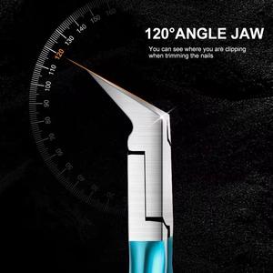 MORJE Professional Stainless Steel <b>Nail</b> Clipper Bevel Jaw Curved Blade Sharp Tip For Finger Adult Simple Style <b>Nail</b> <b>Tool</b> - Product Image 4