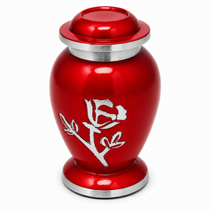 Mini Urna Conmemorativa Ecológica de Latón Rosa con Grabado de Mariposa para Guardar Cenizas Funerarias - Product Image 3