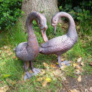 Fournitures pour événements : Ensembles de canards en bronze, sculptures de canards en fonte, ornements de jardin - Prix de gros - Product Image 3