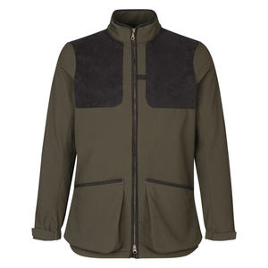 Wholesale Women's Brown Soft Shell <b>Jacket</b> Full Sleeve Windproof Autumn Outdoor Wear Solid Color Patchwork Design - Product Image 4