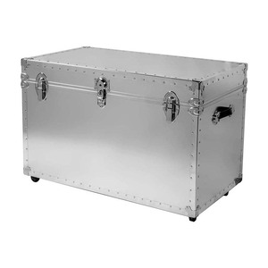 Metal Trunk <b>Storage</b> <b>Box</b> New Arrival Decorative <b>Lockable</b> Steel Chest For Clothing <b>Storage</b> And Gift Packaging Use - Product Image 1