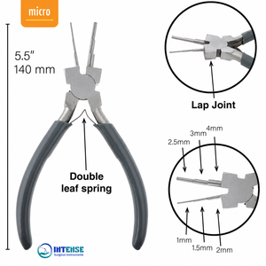 Alicates Profesionales de Seis Pasos para Doblar Alambre, Acero Inoxidable, Herramienta para Hacer Joyería - Product Image 3