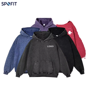 เสื้อฮู้ดดี้ปักลายบาติกแบบสวมหัว คอซิป 1/4  ผ้าฝ้าย 100% หนัก 300 กรัม ทรงหลวม ใส่ได้ทั้งชายหญิง สไตล์สตรีทแวร์  คอลเลคชั่นใหม่ ฤดูใบไม้ร่วง-ฤดูหนาว - Product Image 1