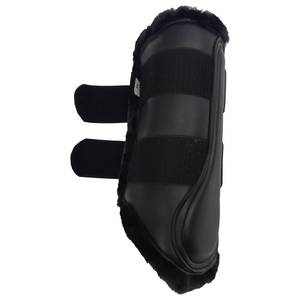Bottes de protection pour chevaux Fizzan International, en néoprène, doublure en polaire, fermeture Velcro, couleur unie - Product Image 1