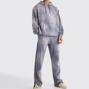 Nueva ropa deportiva de moda, chándales para hombre, cómodos con gran precio, Jersey fabricado, Sudadera con capucha, ajuste holgado, lavado con ácido - Product Image 4