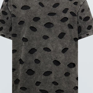 T-shirts pour hommes en coton 100% de qualité supérieure, séchage rapide, effet usé, fabrication sur mesure, impression de logo disponible. - Product Image 6