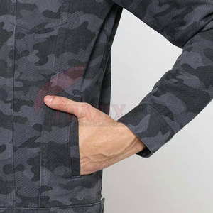 2026 Winter Solid Color Casual Men's Jeans <b>Jacket</b> 100% Cotton Eco-Friendly Breathable Streetwear New Fashion Comfortable - Product Image 6