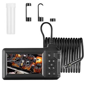 Endoscopio Industriale 1080P a Doppia Lente con 8 Luci LED, Schermo a Colori da 4.3 Pollici, Impermeabile IP67, Cavo da 5 Metri, Boroscopio da 8mm - Product Image 1