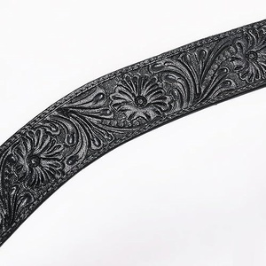 Western Knotted Bridle & Headstall <b>Rolled</b> Leather with Rawhide Cheek Pieces and Brow-Band Horse Products - Product Image 6