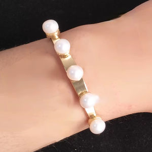 Luxury Drop <b>Bracelet</b> with Freshwater Jewelry Gift for Wedding & Formal Celebration Use as adjustable Free Size <b>Bracelet</b> - Product Image 6