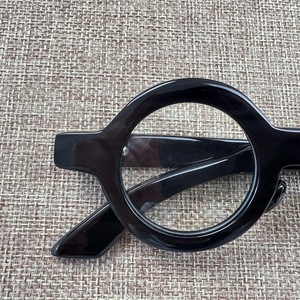 Nuevas Monturas de Gafas de Sol Ópticas de Cuerno de Búfalo Ecológicas y Naturales de ILAHI, Hechas a Mano, Modernas, Rústicas, de Forma Cuadrada, con Diseños Love Angel - Product Image 1