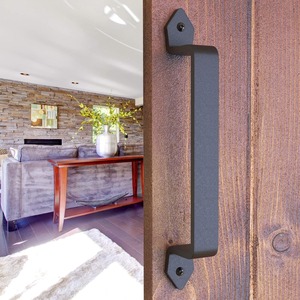Tiradores de Hierro Minimalistas y Elegantes para Cajones, Herrajes para Gabinetes de Inspiración Nórdica, Manijas de Hierro Sólido para Puertas, Estilo Rústico Moderno, Artesanía Natural - Product Image 1