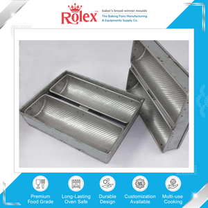 High Quality Industrial Food Grade Washable Baking Dishes & Pans Aluminized Steel Garlic Bread Pan 2in1 Lid Non-Stick Coating - Product Image 2
