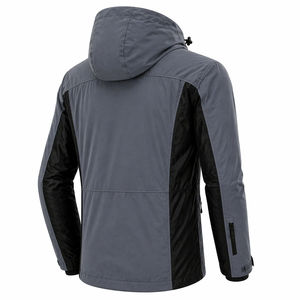 <b>Green</b> Men's Printed Windproof Waterproof Hooded Canvas Snowboarding <b>Ski</b> <b>Jacket</b> Quick Dry Breathable Warm Winter Snow Coat - Product Image 3