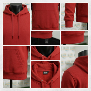 Nouveau Hoodie Homme Hiver 2026 Tendance Streetwear Manches Longues Coupe Droite Couleur Unie Coton Décontracté avec Poche Avant - Product Image 5