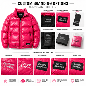 Stay Warm Stylish This Winter Our Premium Men's Bomber <b>Jacket</b> Featuring High Street Front Waterproof Eco-Friendly Stand Collar - Product Image 5