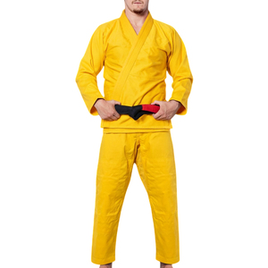 ชุดยูโด BJJ ระดับพรีเมียม สำหรับการแข่งขัน IBJJF ผ้าคอตตอนเนื้อนุ่ม น้ำหนักเบา แบบ Pearl Weave สำหรับ MMA ศิลปะการต่อสู้ ออกแบบเองได้ รับผลิตแบบ OEM ODM - Product Image 3
