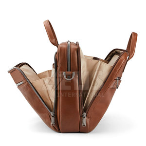 Sac à ordinateur portable en cuir de voyage, fabrication OEM, vente d'usine, nylon/polyester, fabriqué en cuir de haute qualité - Product Image 6