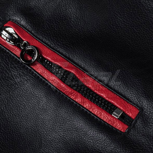 เสื้อแจ็คเก็ตหนังผู้ชายสำหรับใช้ในชีวิตประจำวัน ดีไซน์เย็บตะเข็บทนทาน ให้ความอบอุ่นและมีสไตล์ เหมาะสำหรับฤดูหนาว - Product Image 4