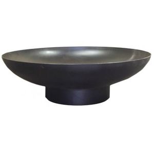 بسيط حديقة حفرة معدنية للحريق مخصصة Corten الصلب سخان للهواء الطلق جولة غطاء وعاء شفاف حفرة معدنية للحريق - Product Image 5