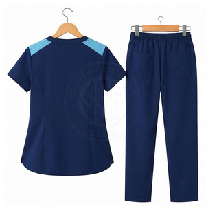 Ensemble de blouses d'infirmière pour femmes, tissu extensible et doux, vêtements de travail médicaux pour hôpital, clinique, laboratoire et personnel de santé - Product Image 4