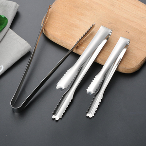 Pinzas de acero inoxidable engrosadas, multifuncionales, para hielo, barbacoa y toallas, para uso en bares, producto popular transfronterizo - Product Image 5