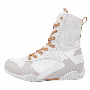 Zapatos de Boxeo de Cuero Transpirables con Cierre de Cordones, Hechos a Medida con su Propio Logotipo, de Buena Calidad, Última Colección en Venta - Product Image 2