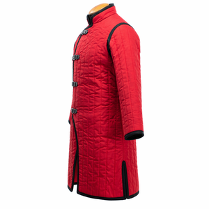 Gambesón Medieval, Abrigo Acolchado Grueso de Manga Larga, Armadura de Algodón, Chaqueta Larga Aketon para Disfraces de Invierno - Product Image 4