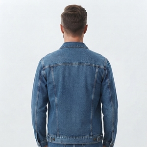 Fashion <b>Men</b> <b>Denim</b> <b>Jacket</b> Best Selling Modern Casual <b>Denim</b> Collection with Personalized Logo OEM Manufacturing Services - Product Image 4